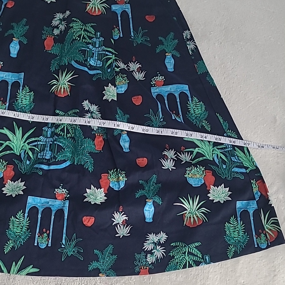 Ann Taylor Factory Petite Skirt 00P Floral A Line Garden Print Boho Cottagecore - Picture 10 of 16